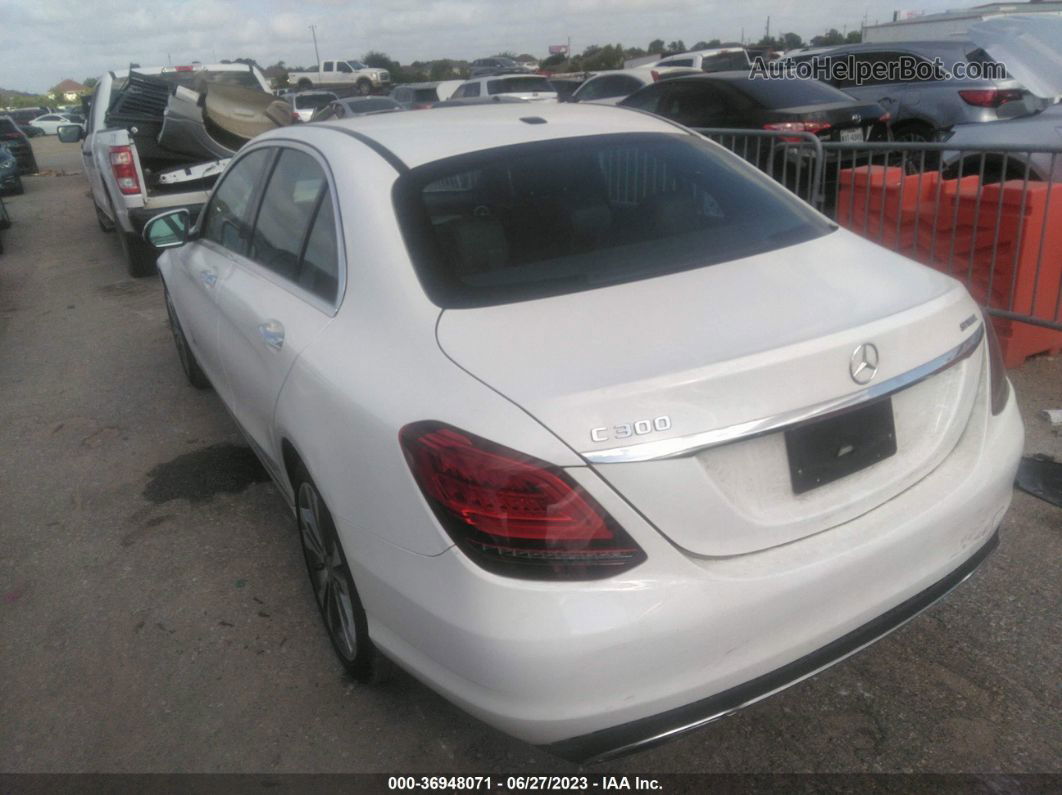 2019 Mercedes-benz C-class C 300 White vin: 55SWF8DB0KU284459