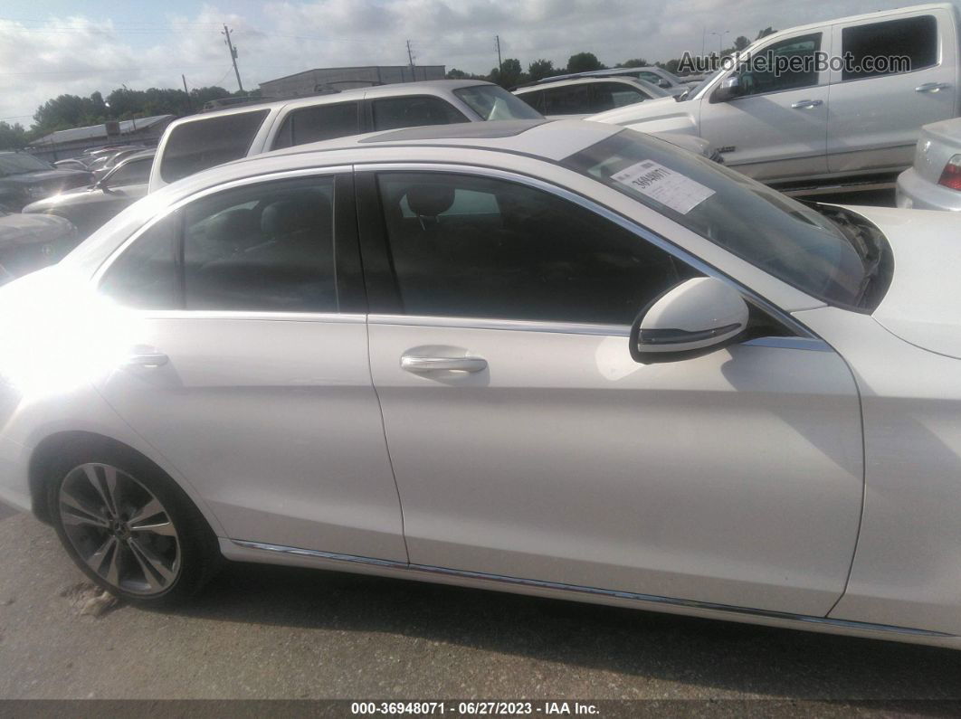 2019 Mercedes-benz C-class C 300 White vin: 55SWF8DB0KU284459