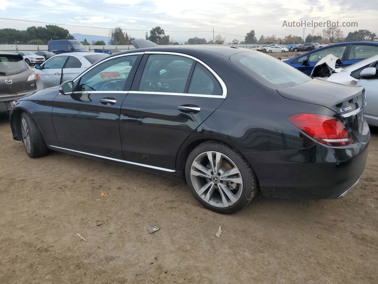 2019 Mercedes-benz C 300 Black vin: 55SWF8DB0KU291945