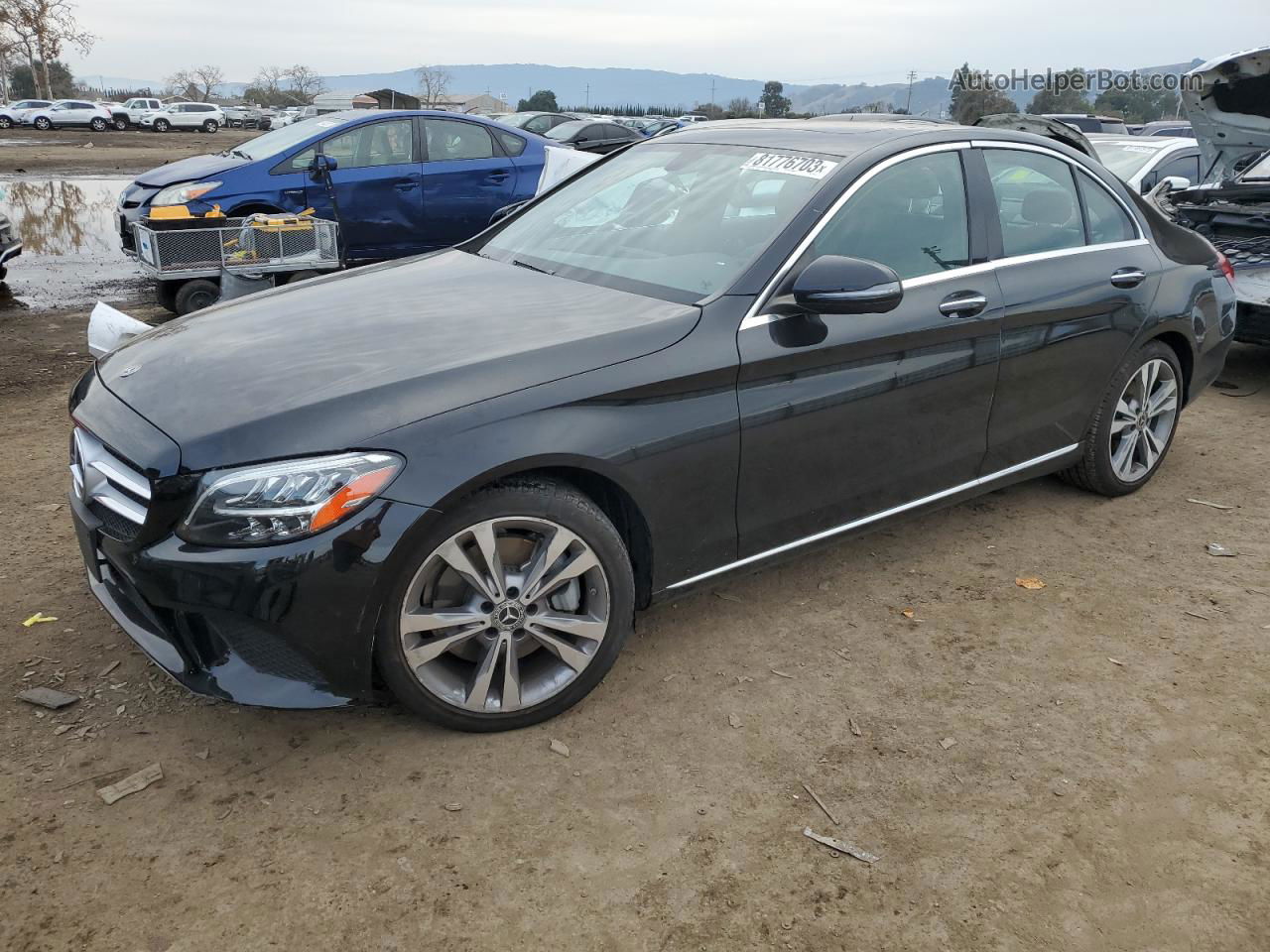 2019 Mercedes-benz C 300 Black vin: 55SWF8DB0KU291945