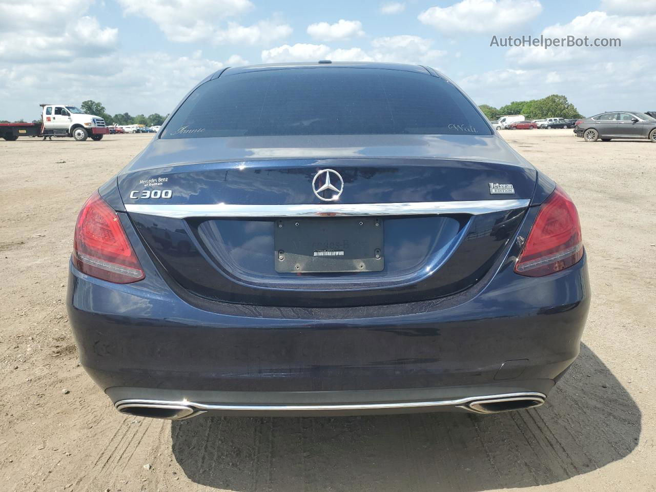 2019 Mercedes-benz C 300 Blue vin: 55SWF8DB0KU301454