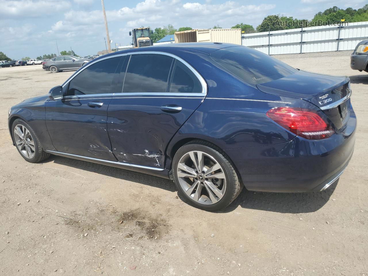 2019 Mercedes-benz C 300 Blue vin: 55SWF8DB0KU301454