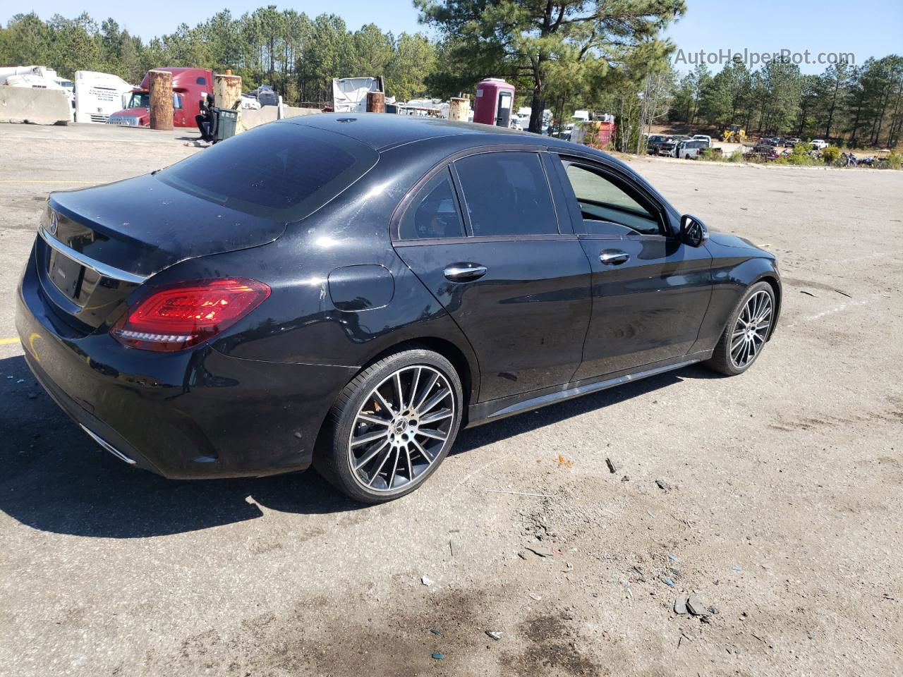 2019 Mercedes-benz C 300 Black vin: 55SWF8DB0KU307237