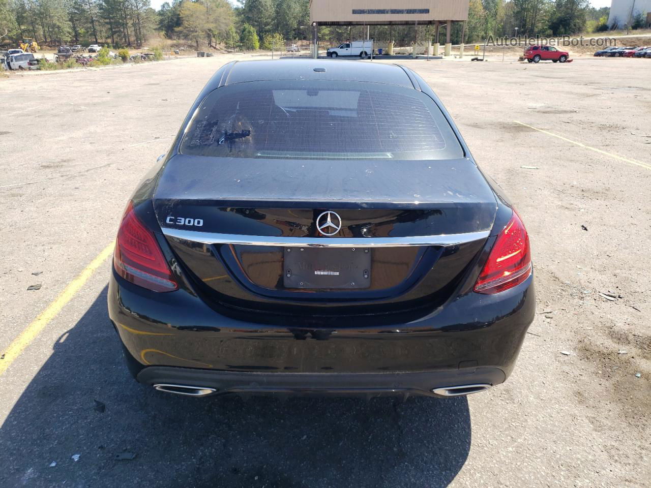 2019 Mercedes-benz C 300 Black vin: 55SWF8DB0KU307237