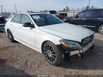 2019 Mercedes-benz C 300   White vin: 55SWF8DB0KU311868