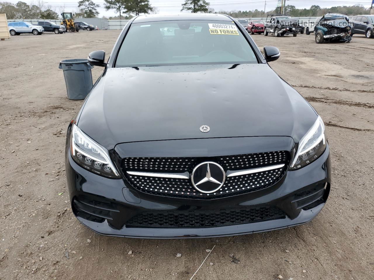 2019 Mercedes-benz C 300 Black vin: 55SWF8DB1KU288634