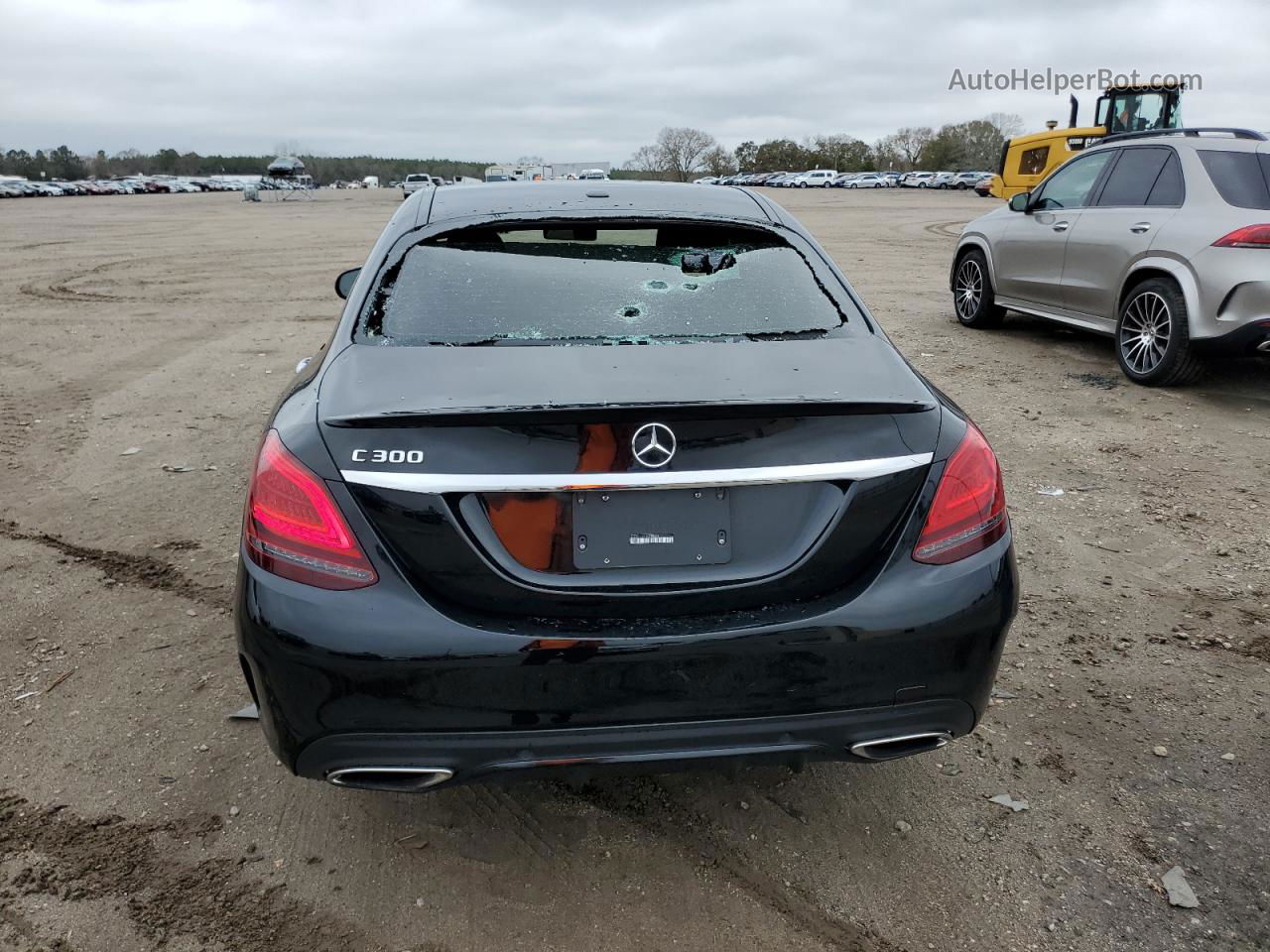 2019 Mercedes-benz C 300 Черный vin: 55SWF8DB1KU288634