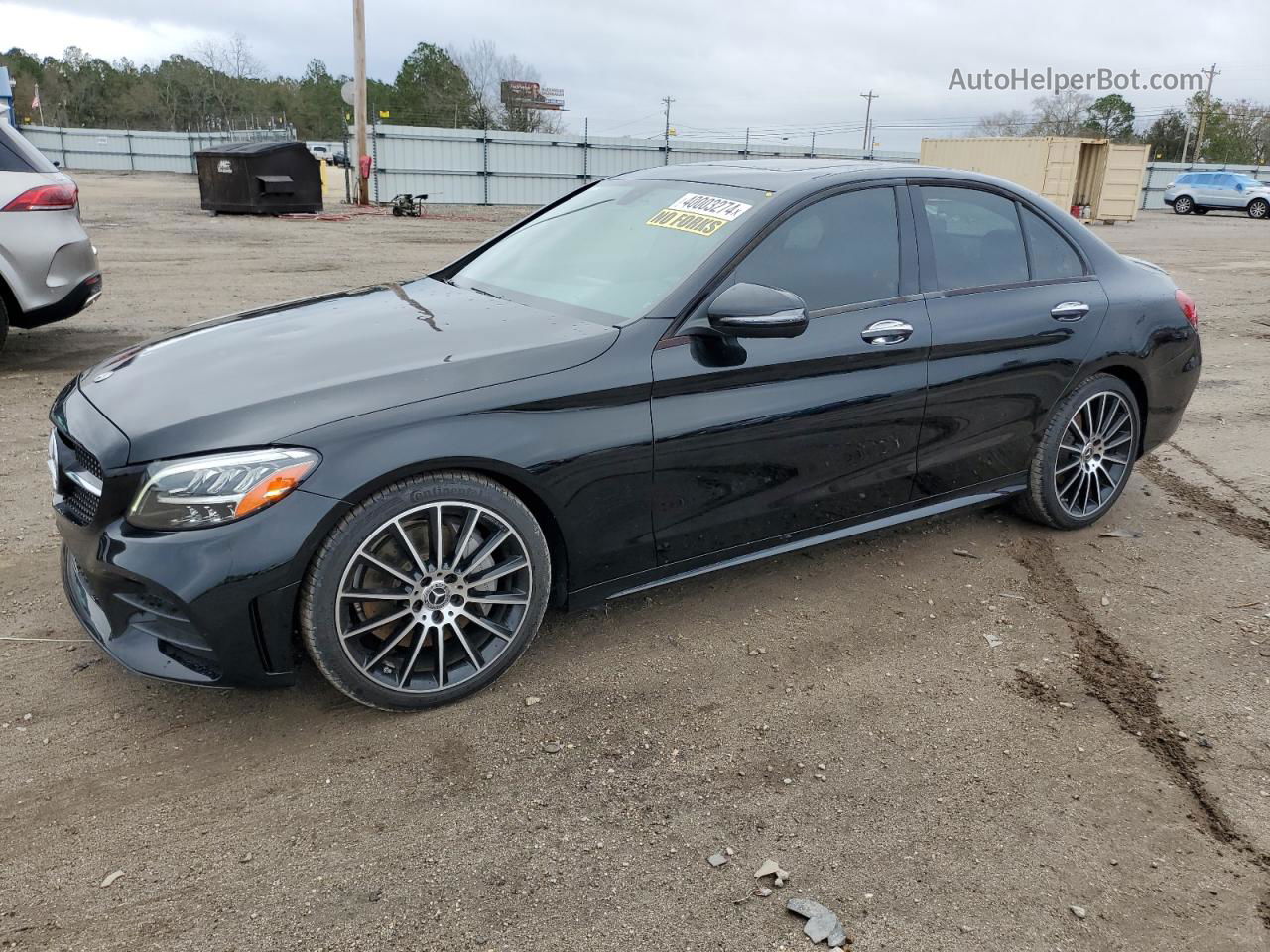 2019 Mercedes-benz C 300 Black vin: 55SWF8DB1KU288634