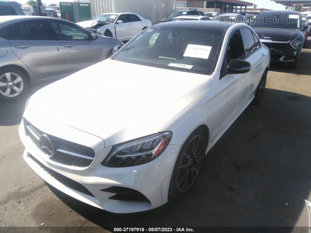 2019 Mercedes-benz C-class C 300 White vin: 55SWF8DB1KU292554