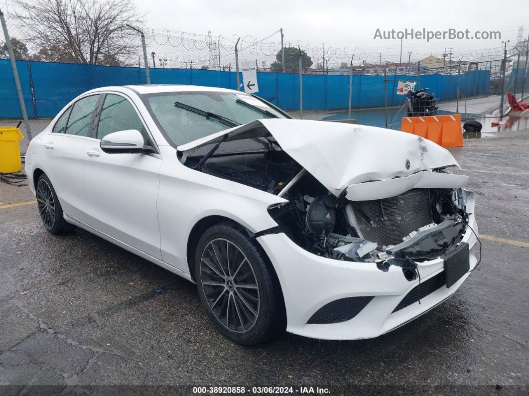 2019 Mercedes-benz C 300   Белый vin: 55SWF8DB1KU298838