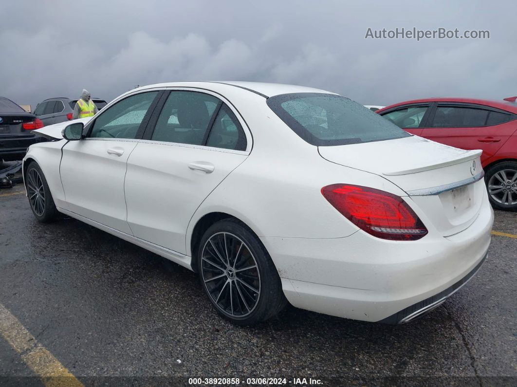 2019 Mercedes-benz C 300   White vin: 55SWF8DB1KU298838