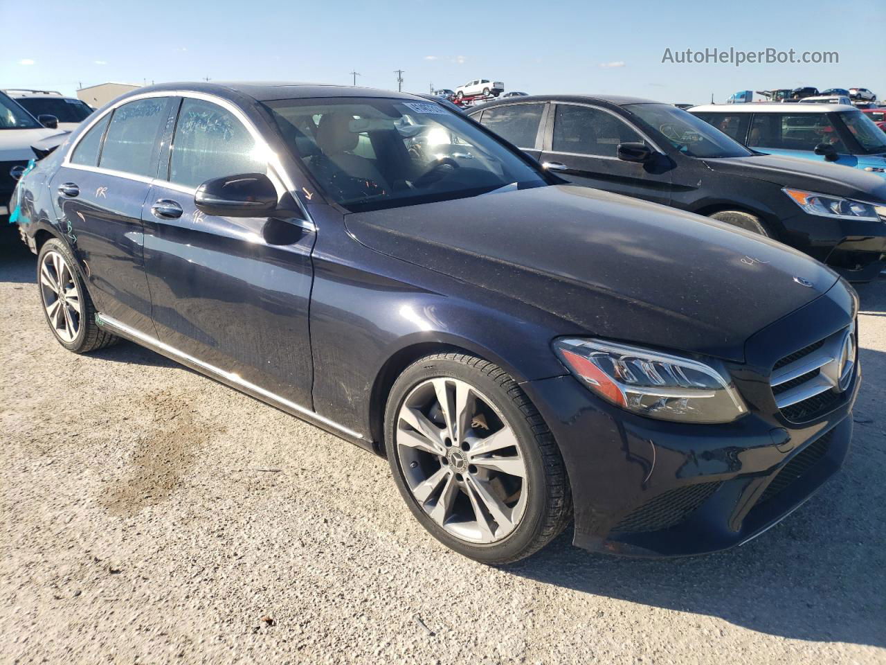 2019 Mercedes-benz C 300 Blue vin: 55SWF8DB1KU302158