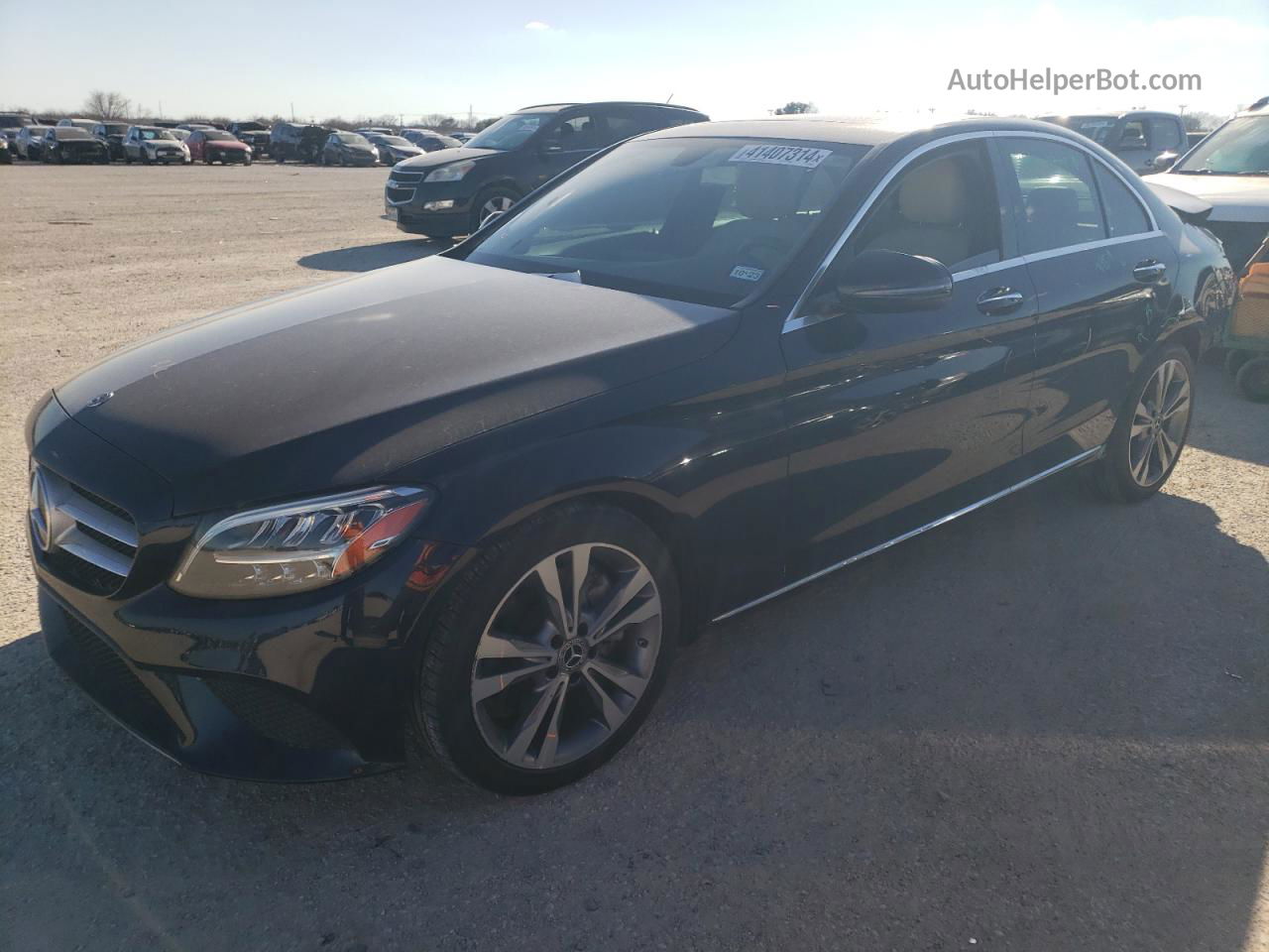 2019 Mercedes-benz C 300 Blue vin: 55SWF8DB1KU302158