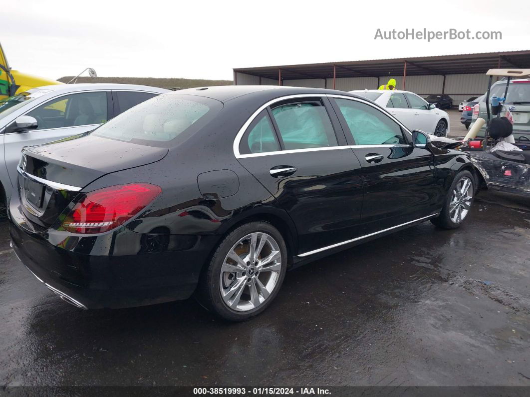 2019 Mercedes-benz C 300   Black vin: 55SWF8DB1KU304198