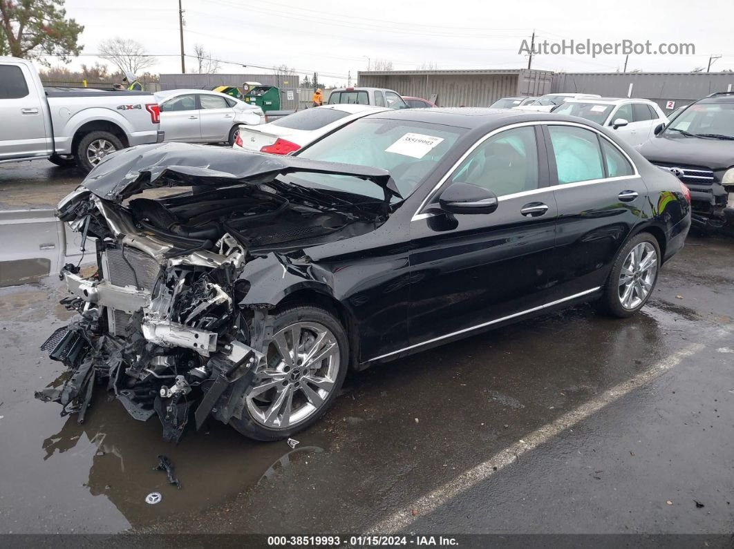 2019 Mercedes-benz C 300   Black vin: 55SWF8DB1KU304198