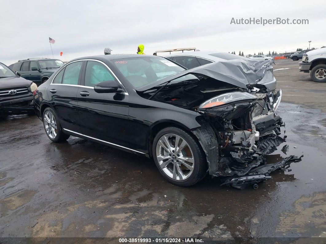 2019 Mercedes-benz C 300   Черный vin: 55SWF8DB1KU304198