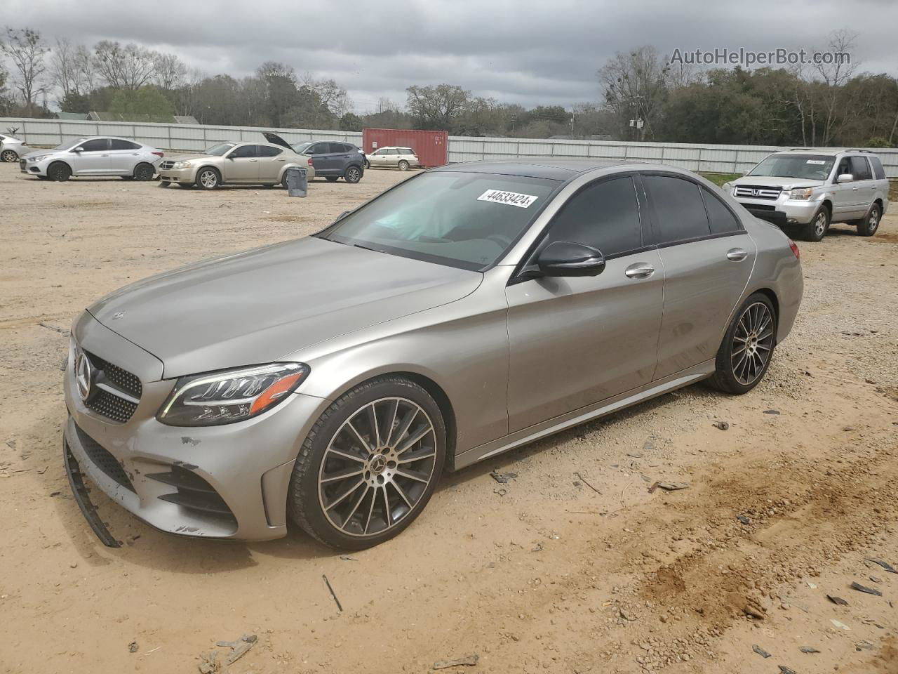 2019 Mercedes-benz C 300 Beige vin: 55SWF8DB1KU313676