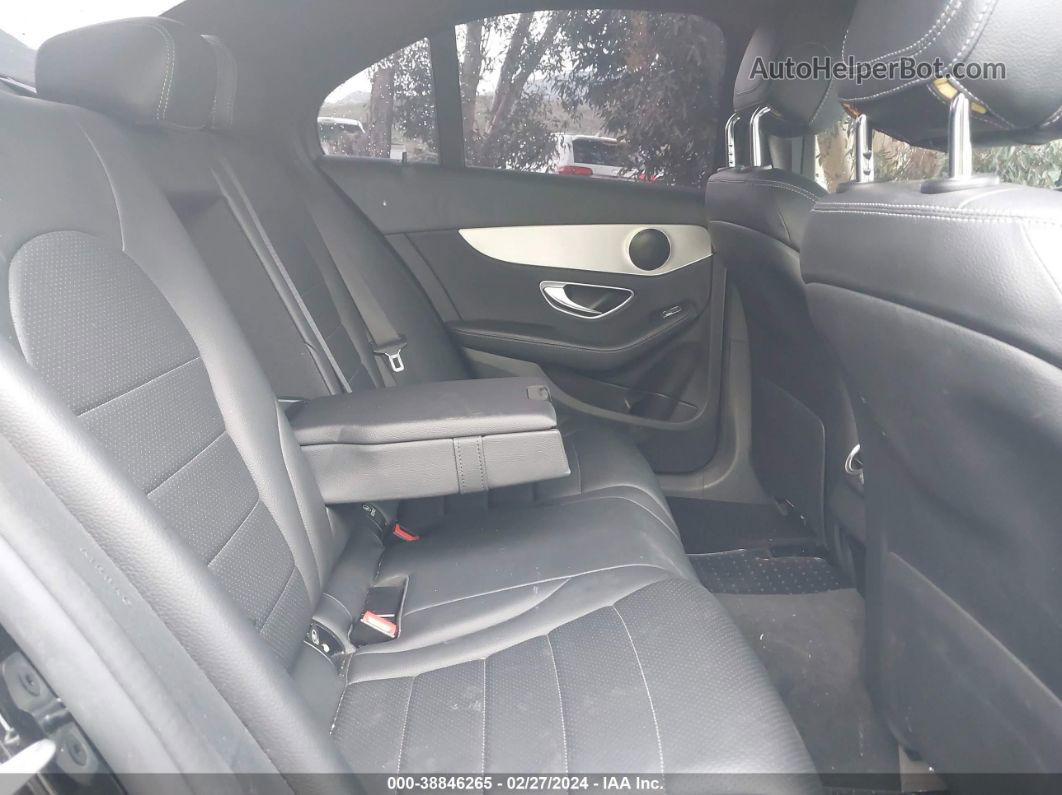 2019 Mercedes-benz C 300   Black vin: 55SWF8DB2KU286892