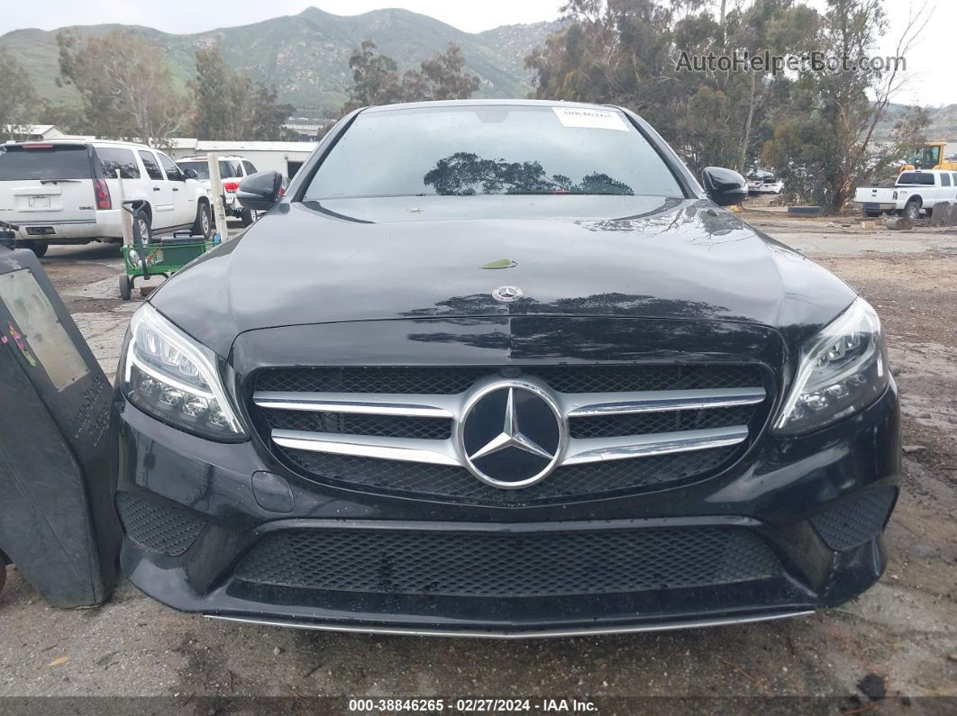 2019 Mercedes-benz C 300   Black vin: 55SWF8DB2KU286892