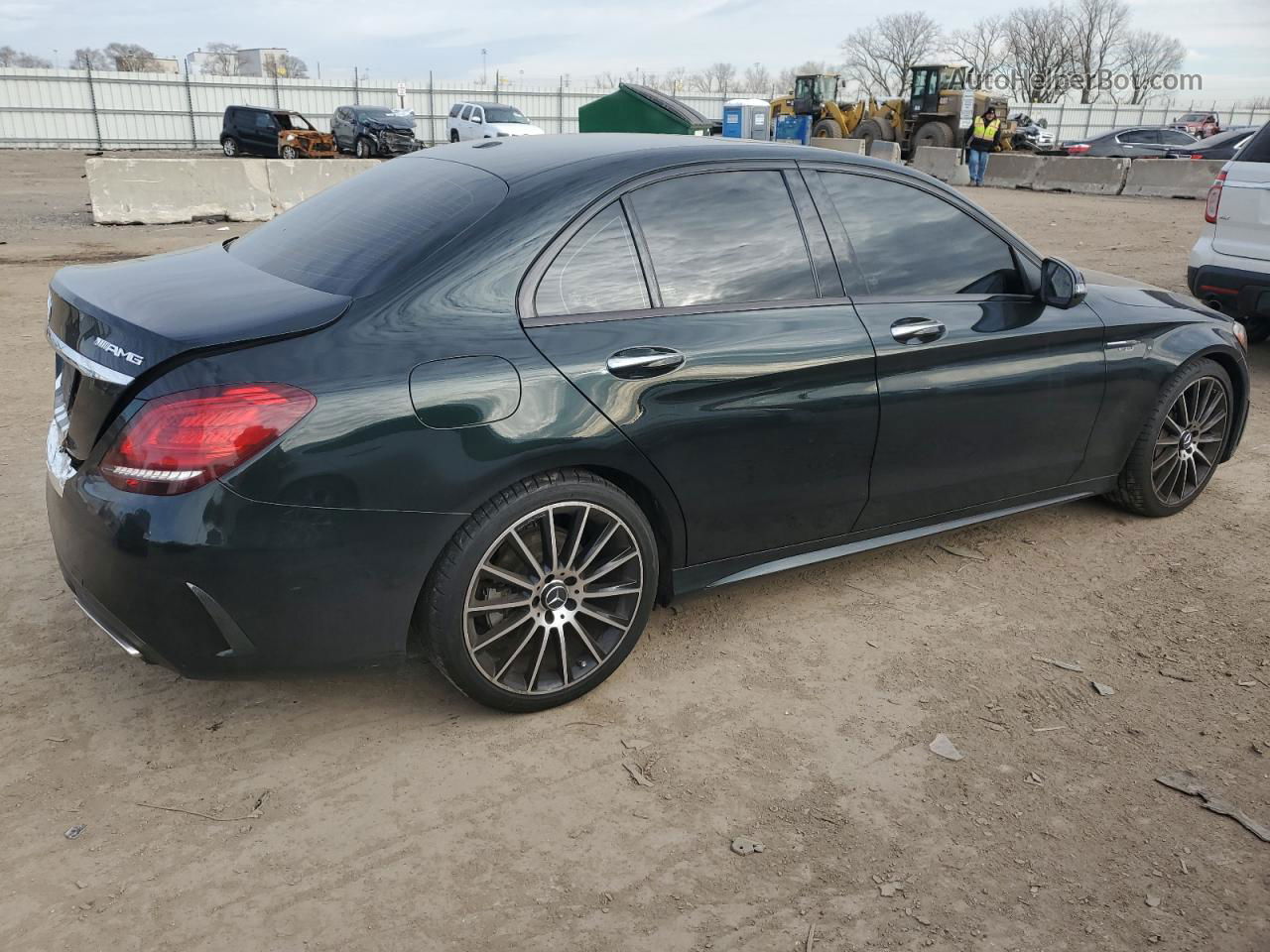 2019 Mercedes-benz C 300 Черный vin: 55SWF8DB2KU297746