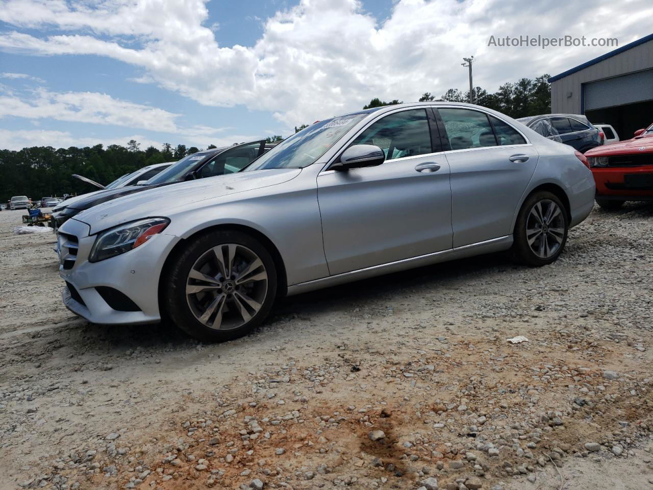 2019 Mercedes-benz C 300 Silver vin: 55SWF8DB2KU308860