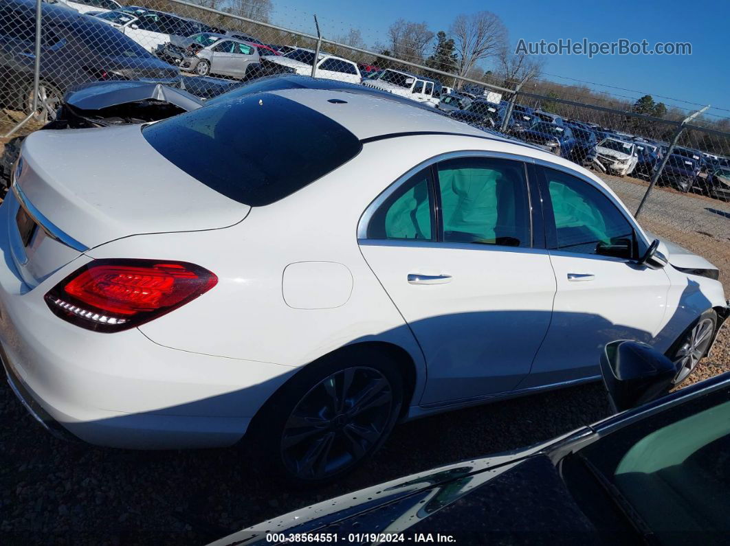 2019 Mercedes-benz C 300   White vin: 55SWF8DB2KU315095