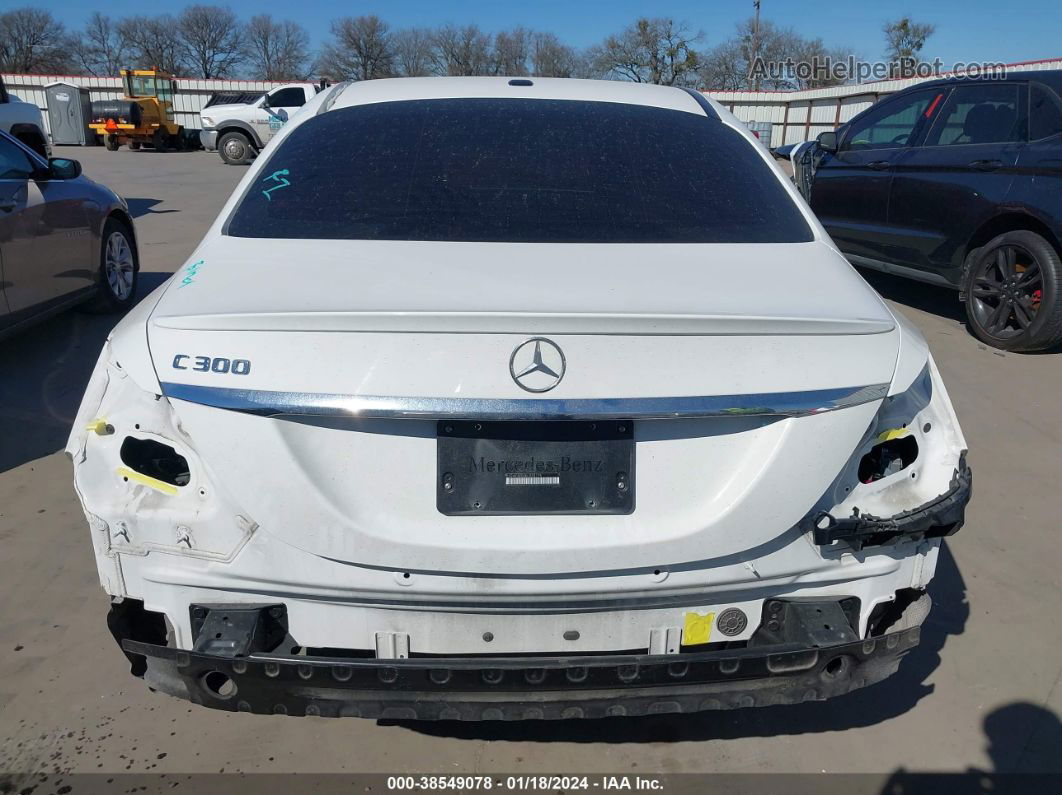 2019 Mercedes-benz C 300   White vin: 55SWF8DB3KU283175