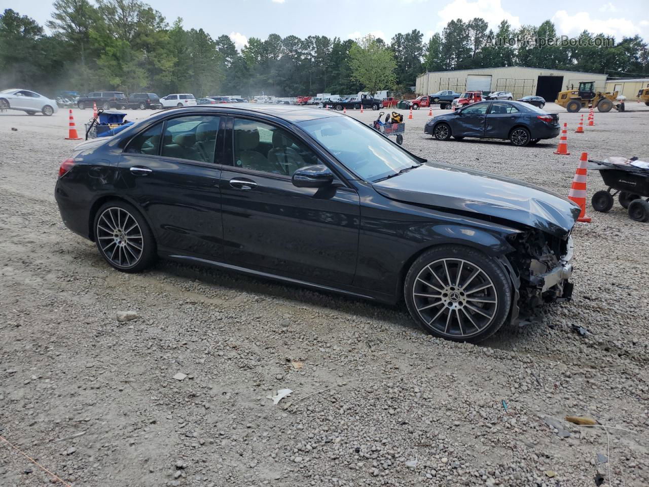 2019 Mercedes-benz C 300 Black vin: 55SWF8DB3KU293866