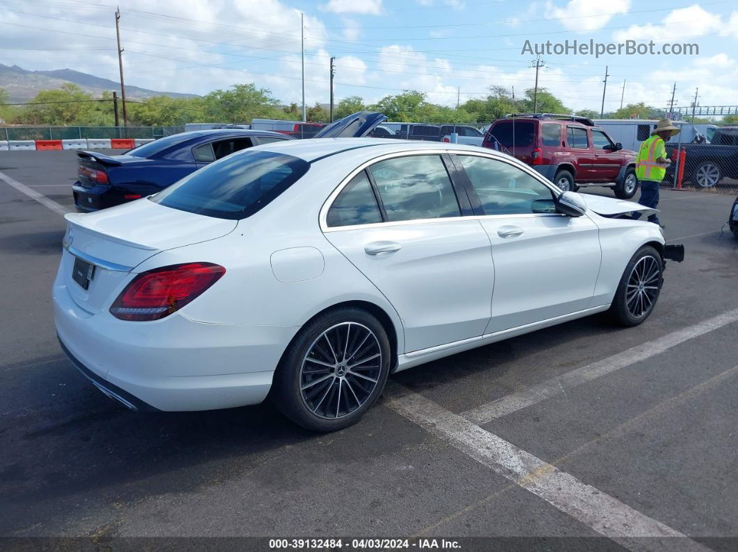 2019 Mercedes-benz C 300   White vin: 55SWF8DB3KU297562