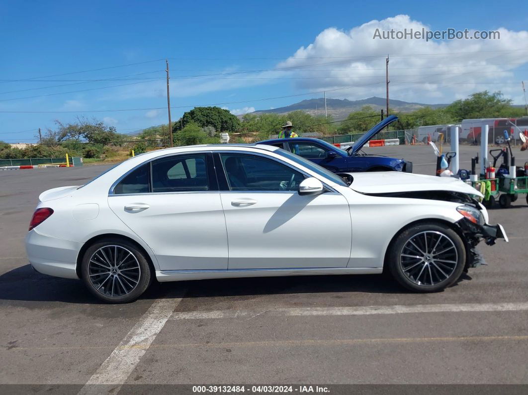 2019 Mercedes-benz C 300   White vin: 55SWF8DB3KU297562