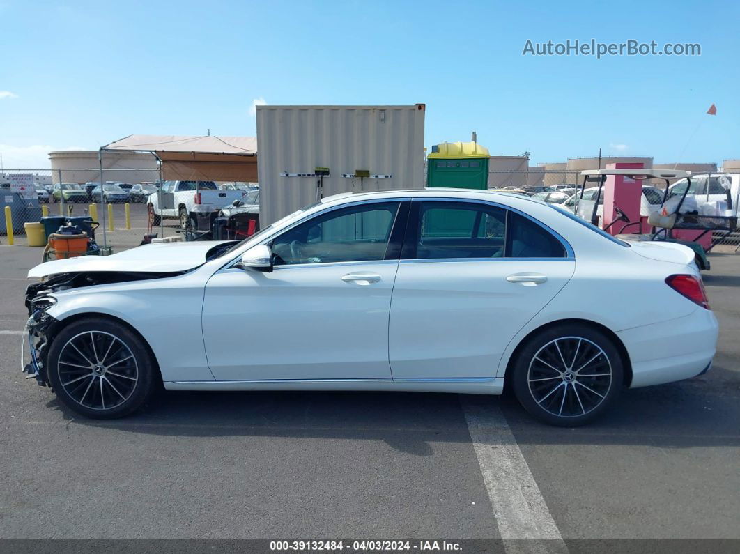 2019 Mercedes-benz C 300   White vin: 55SWF8DB3KU297562