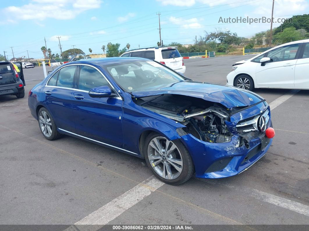 2019 Mercedes-benz C 300   Blue vin: 55SWF8DB3KU297755