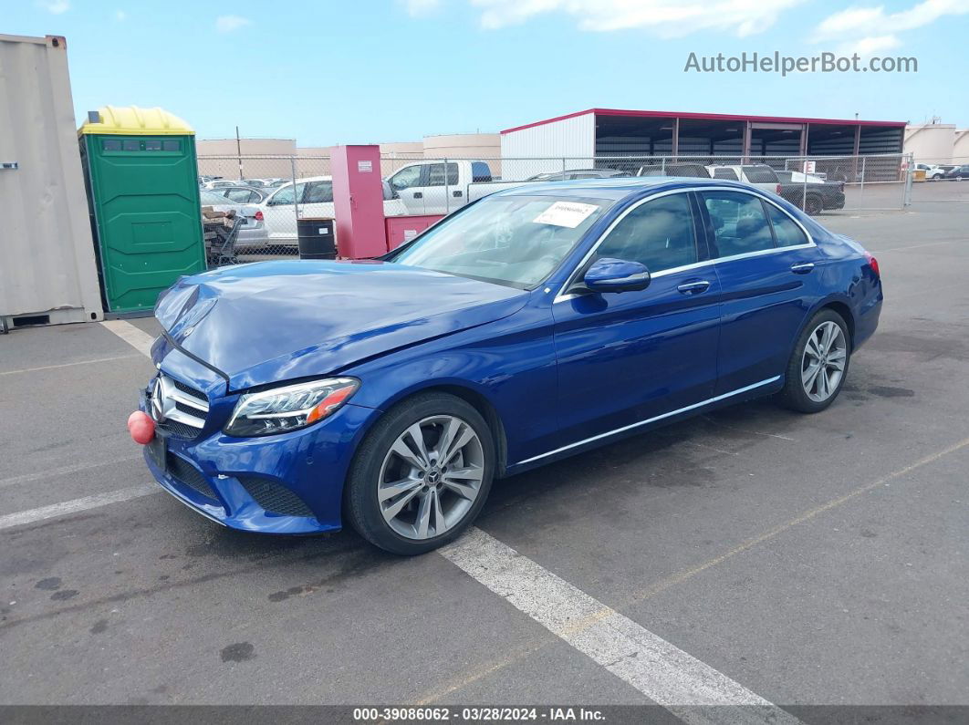 2019 Mercedes-benz C 300   Blue vin: 55SWF8DB3KU297755