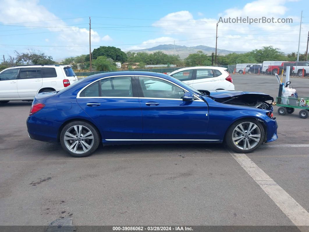 2019 Mercedes-benz C 300   Blue vin: 55SWF8DB3KU297755