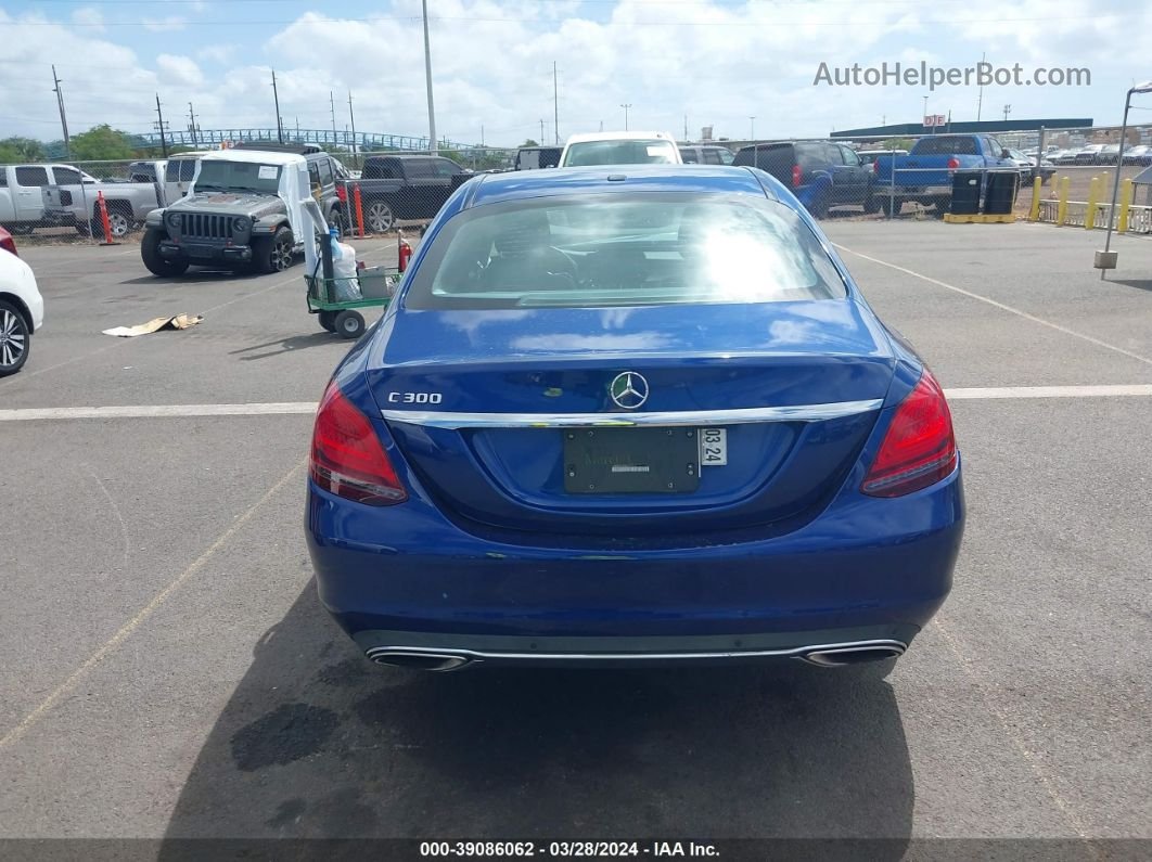 2019 Mercedes-benz C 300   Blue vin: 55SWF8DB3KU297755