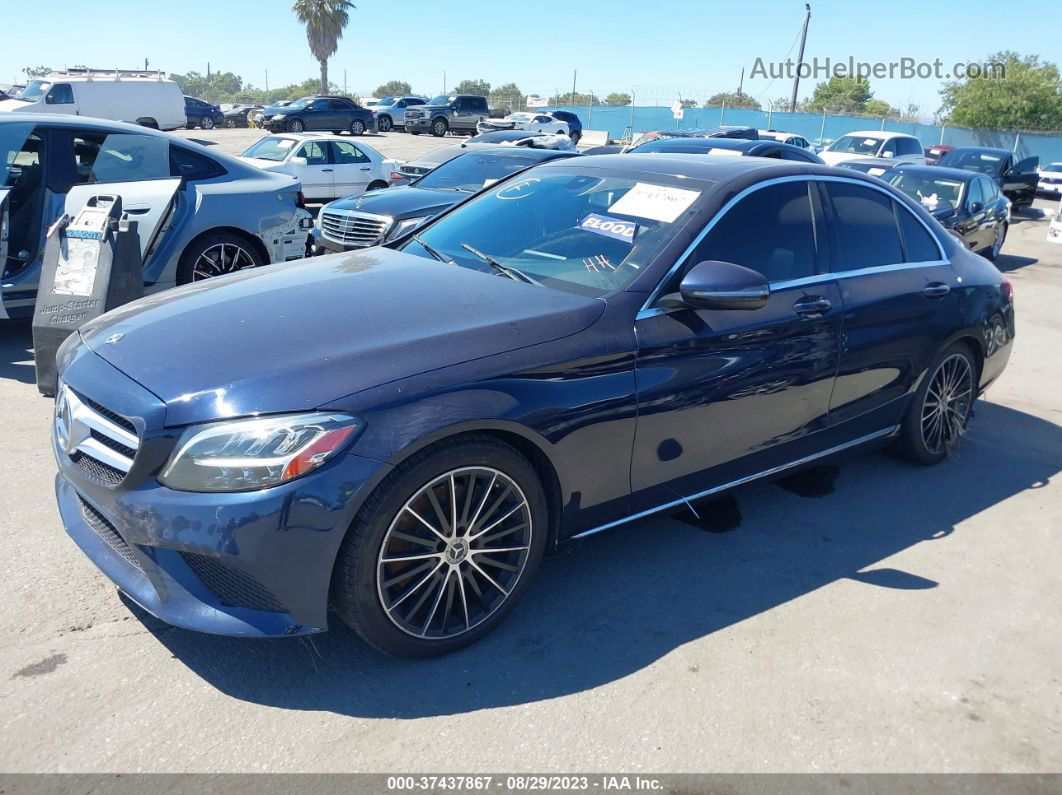 2019 Mercedes-benz C 300 Blue vin: 55SWF8DB3KU298047