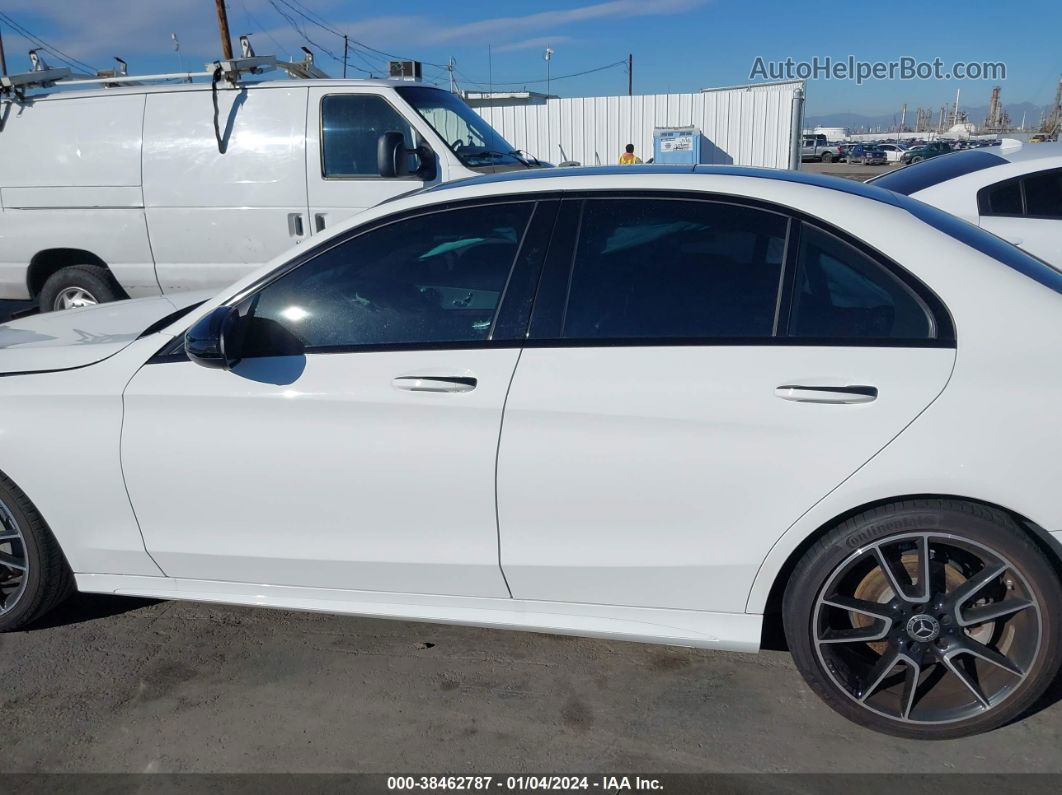 2019 Mercedes-benz C 300   White vin: 55SWF8DB3KU299781