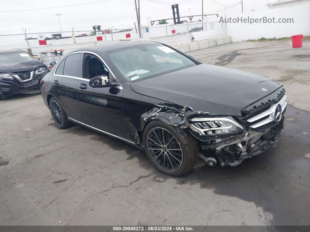 2019 Mercedes-benz C 300   Black vin: 55SWF8DB3KU300413