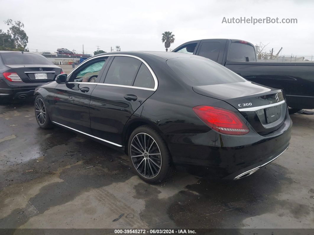 2019 Mercedes-benz C 300   Black vin: 55SWF8DB3KU300413