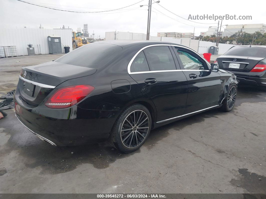 2019 Mercedes-benz C 300   Black vin: 55SWF8DB3KU300413