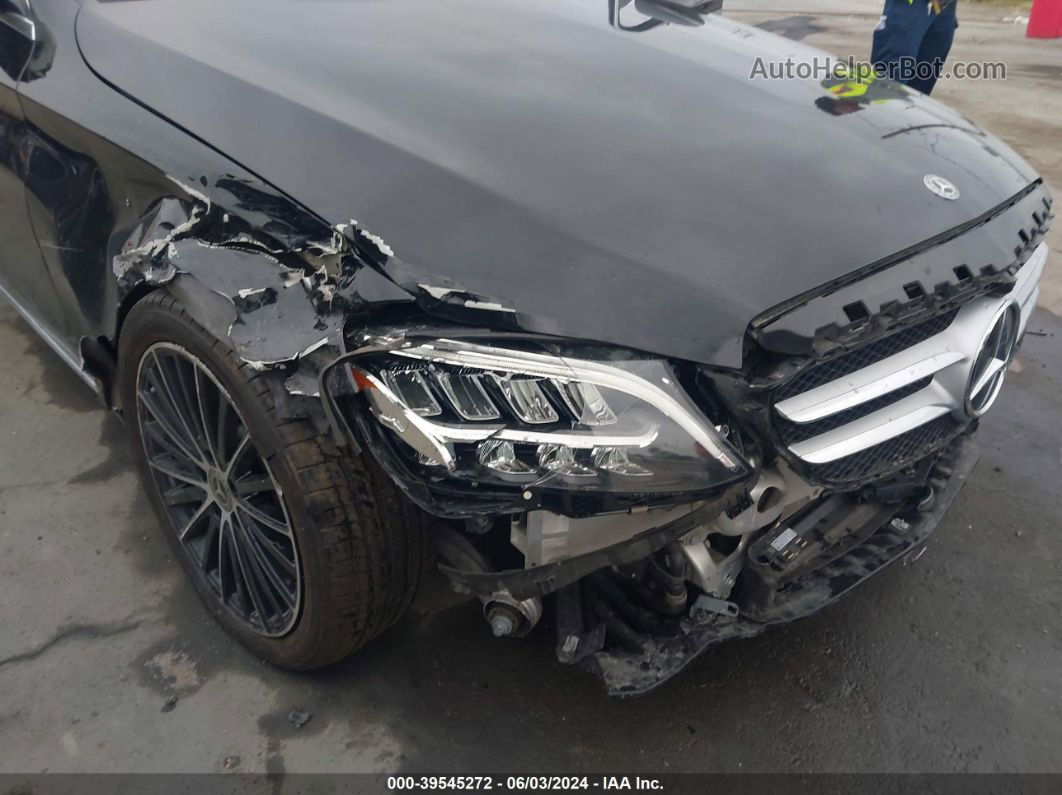 2019 Mercedes-benz C 300   Black vin: 55SWF8DB3KU300413