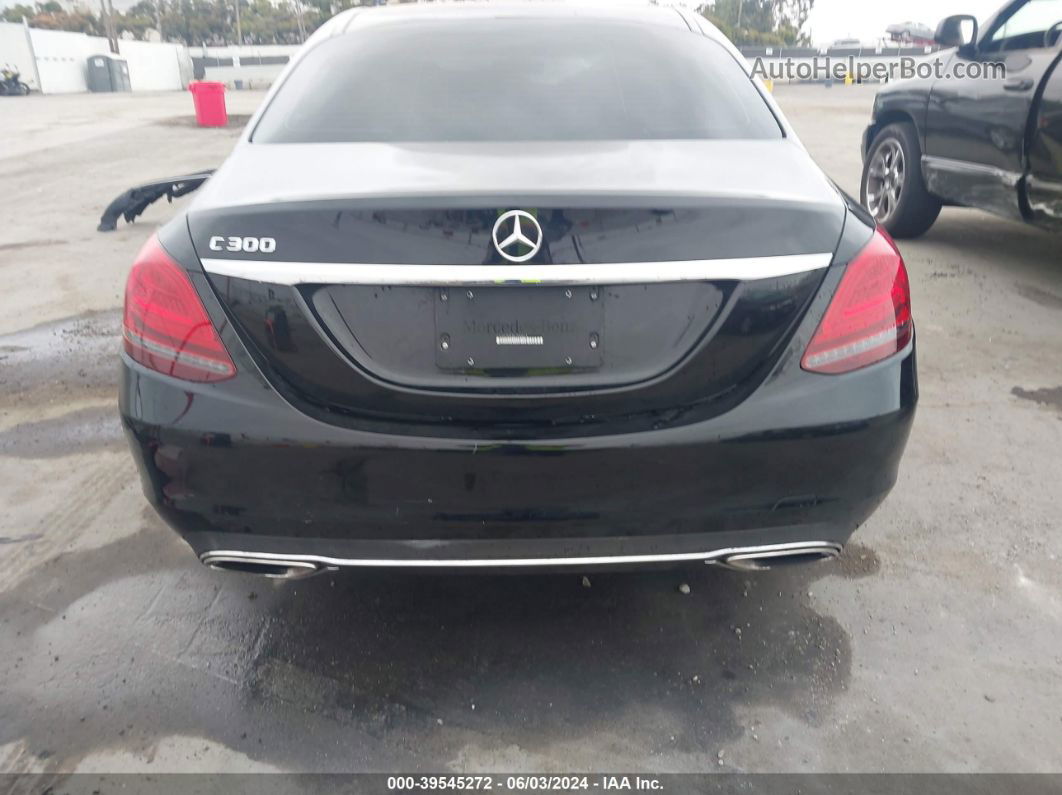 2019 Mercedes-benz C 300   Black vin: 55SWF8DB3KU300413