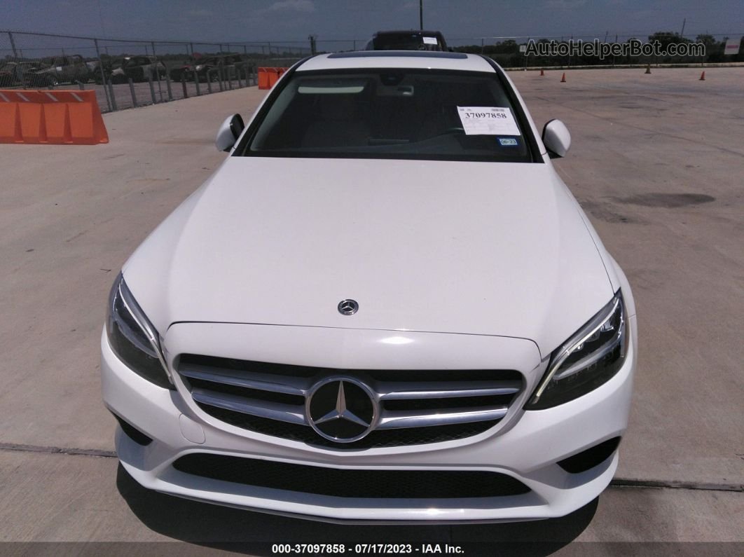 2019 Mercedes-benz C-class C 300 White vin: 55SWF8DB3KU300699