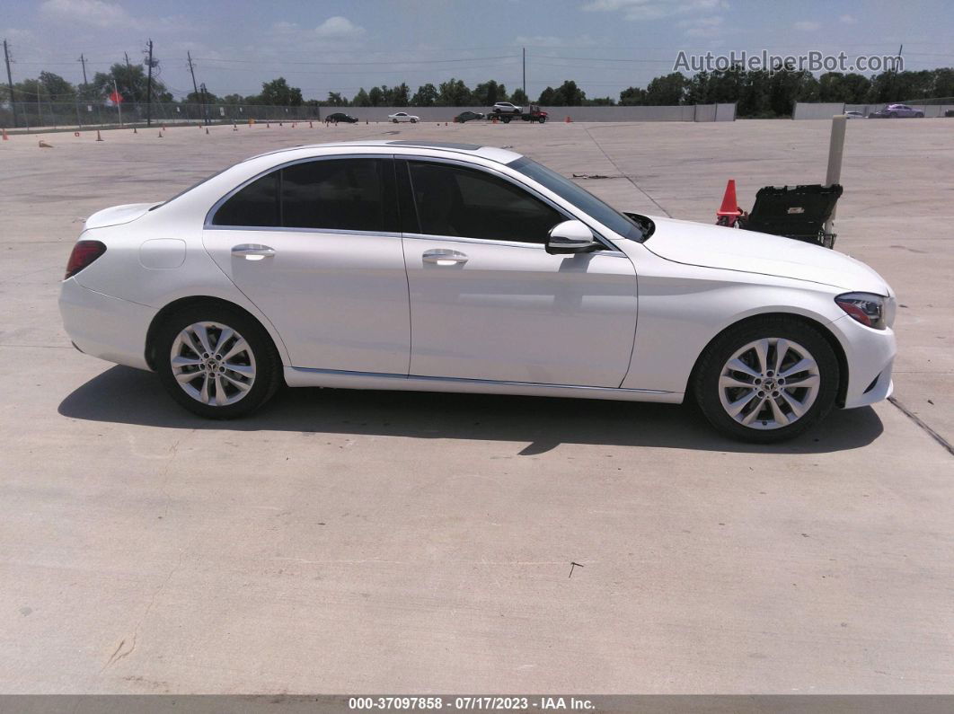 2019 Mercedes-benz C-class C 300 Белый vin: 55SWF8DB3KU300699