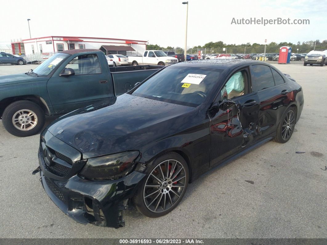 2019 Mercedes-benz C-class C 300 Black vin: 55SWF8DB3KU302890