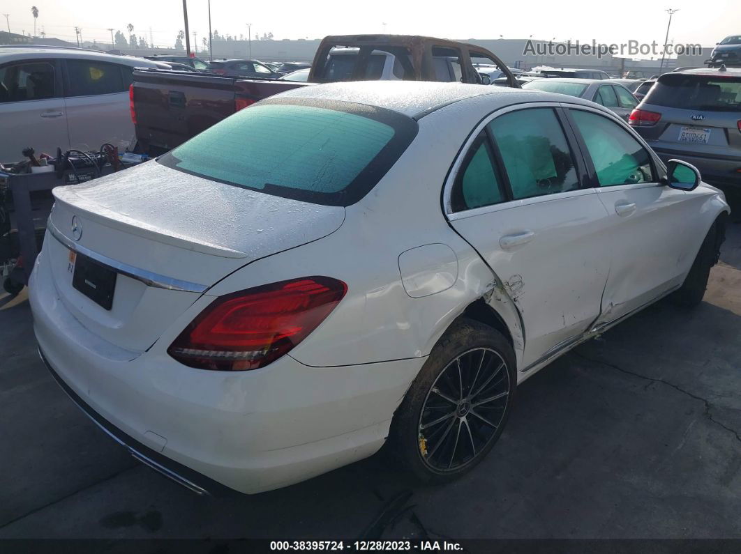 2019 Mercedes-benz C 300   White vin: 55SWF8DB3KU303019