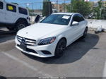 2019 Mercedes-benz C 300   White vin: 55SWF8DB3KU303697