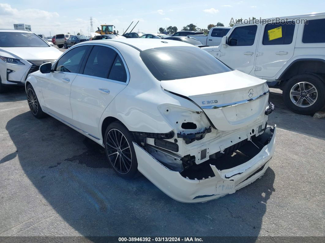 2019 Mercedes-benz C 300   White vin: 55SWF8DB3KU303697