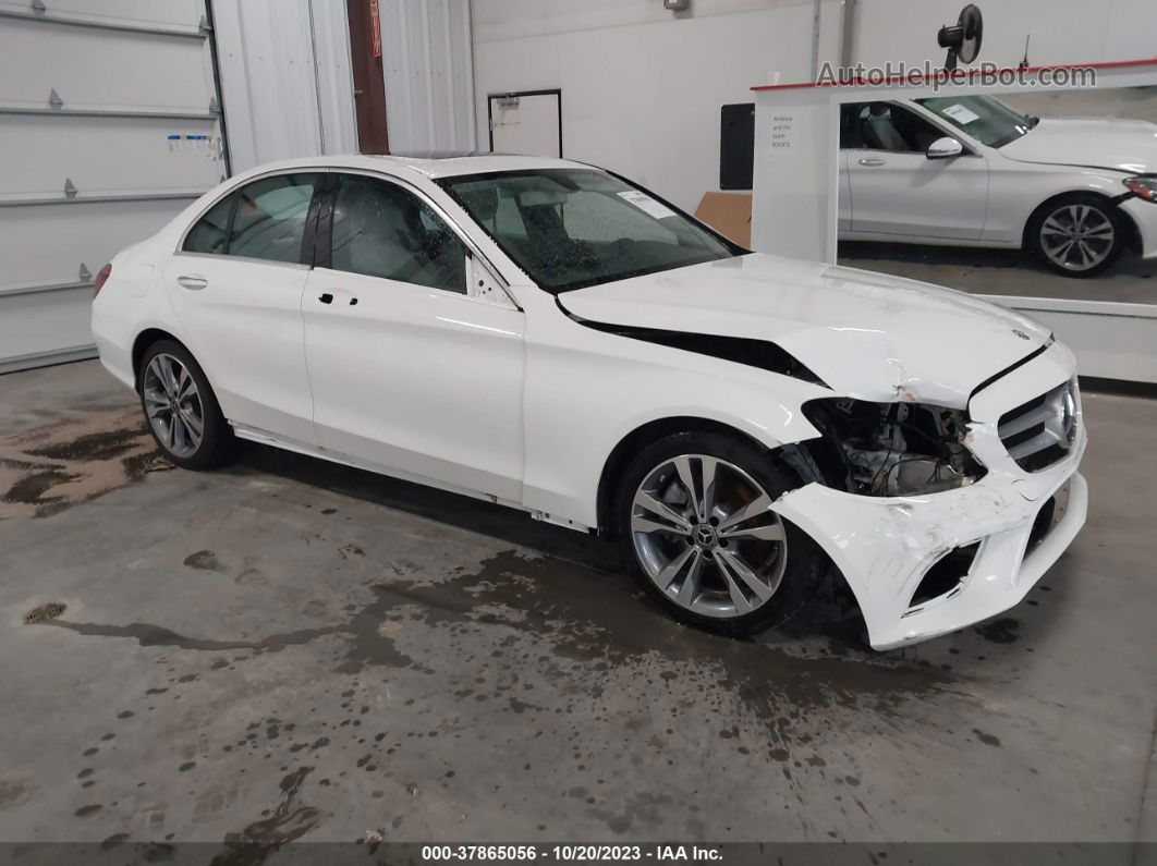 2019 Mercedes-benz C-class C 300 White vin: 55SWF8DB3KU308821