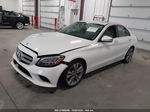 2019 Mercedes-benz C-class C 300 White vin: 55SWF8DB3KU308821